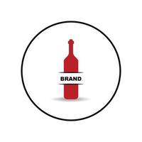 vinho, adega logotipo ou ícone, emblema, rótulo para cardápio Projeto restaurante ou cafeteria, letras vetor ilustração