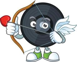 desenho animado personagem do música vinil disco vetor