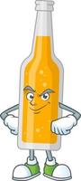 desenho animado personagem do garrafa do Cerveja vetor