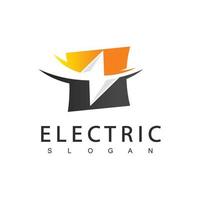 elétrico logotipo energia ícone vetor