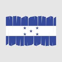 vetor de escova de bandeira de honduras