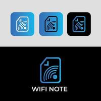 Wi-fi logotipo Projeto vetor
