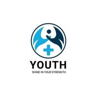 juventude logotipo Projeto vetor