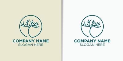 simples logotipo para agricultura e paisagem, natureza logotipo Projeto modelo vetor