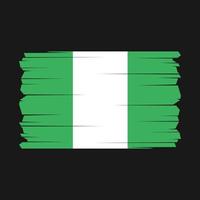 Nigéria bandeira vetor ilustração