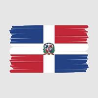 dominicano república bandeira vetor ilustração