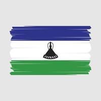Lesoto bandeira vetor ilustração