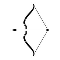 arqueiro arco vetor ícone. simples ilustração do arqueiro arco icsímbolo para rede Projeto isolado em branco fundo.