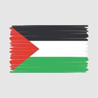 Palestina bandeira vetor ilustração