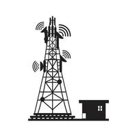 transmitindo torre, satélite sinal ícone símbolo, vetor ilustração Projeto modelo