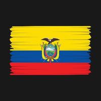 Equador bandeira vetor ilustração