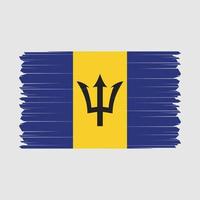 barbados bandeira vetor ilustração