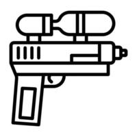 ícone de vetor de arma de água