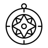 ícone de vetor de bússola