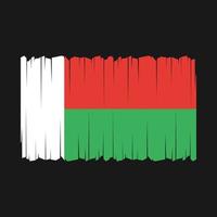 vetor da bandeira de madagascar