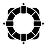 ícone de vetor de bote salva-vidas