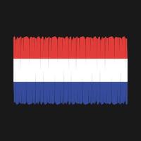 vetor da bandeira da holanda