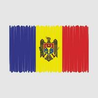 vetor bandeira da moldova