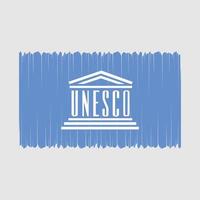 unesco bandeira vetor