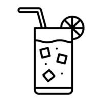 ícone de vetor de limonada