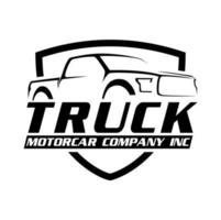 caminhão automóvel companhia logotipo vetor. vetor