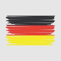ilustração da bandeira da alemanha vetor