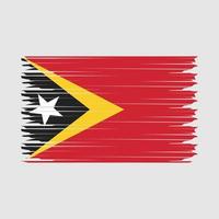 leste timor bandeira ilustração vetor