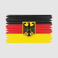 escova da bandeira da alemanha vetor