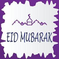 eid Mubarak saudações fundo, elegante elemento para Projeto modelo, uma Lugar, colocar para texto cumprimento cartão, e bandeira para Ramadã kareem. vetor