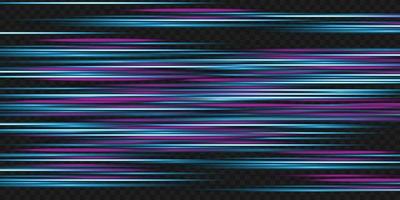 movimento luz efeito para bandeiras. azul linhas. a efeito do Rapidez em uma azul fundo. linhas do luz, Rapidez e movimento. vetor lente flare.