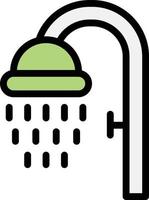 ilustração de design de ícone de vetor de chuveiro