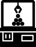 ilustração de design de ícone de vetor de máquina de guindaste