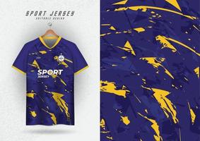 fundo para Esportes jérsei futebol jérsei corrida jérsei corrida jérsei padronizar roxa amarelo vetor