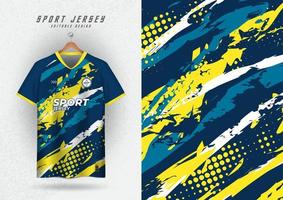 fundo para Esportes camisa, futebol camisa, corrida camisa, corrida camisa, padrão, escovar, amarelo vetor