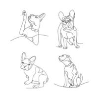 cachorros vetor ilustração