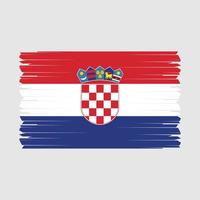 vetor bandeira da croácia