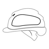 capacete ícone ilustração vetor
