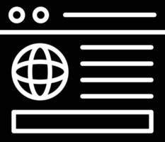 ilustração de design de ícone de vetor de site