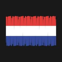 vetor da bandeira da holanda