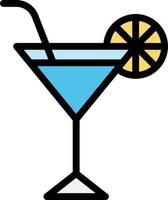 ilustração de design de ícone de vetor de martini