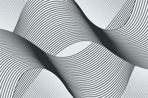 simples linha onda abstrato papel de parede. linha abstrato fundo vetor