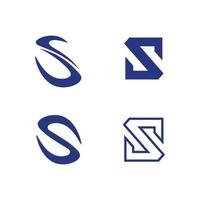 vetor de design de logotipo s de carta corporativa de negócios.