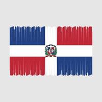 dominicano república bandeira vetor ilustração