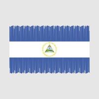 Nicarágua bandeira vetor ilustração