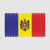 Moldova bandeira vetor ilustração