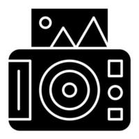 ícone de vetor de câmera instantânea