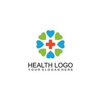 médico clínica logotipo modelo vetor