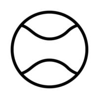 ícone de bola de tênis vetor