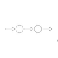 procedimento ícone vetor. vetor