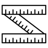 ícone de vetor de fita métrica